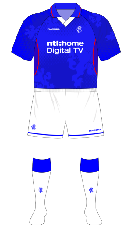 Rangers' 2002-03 alternate home kit