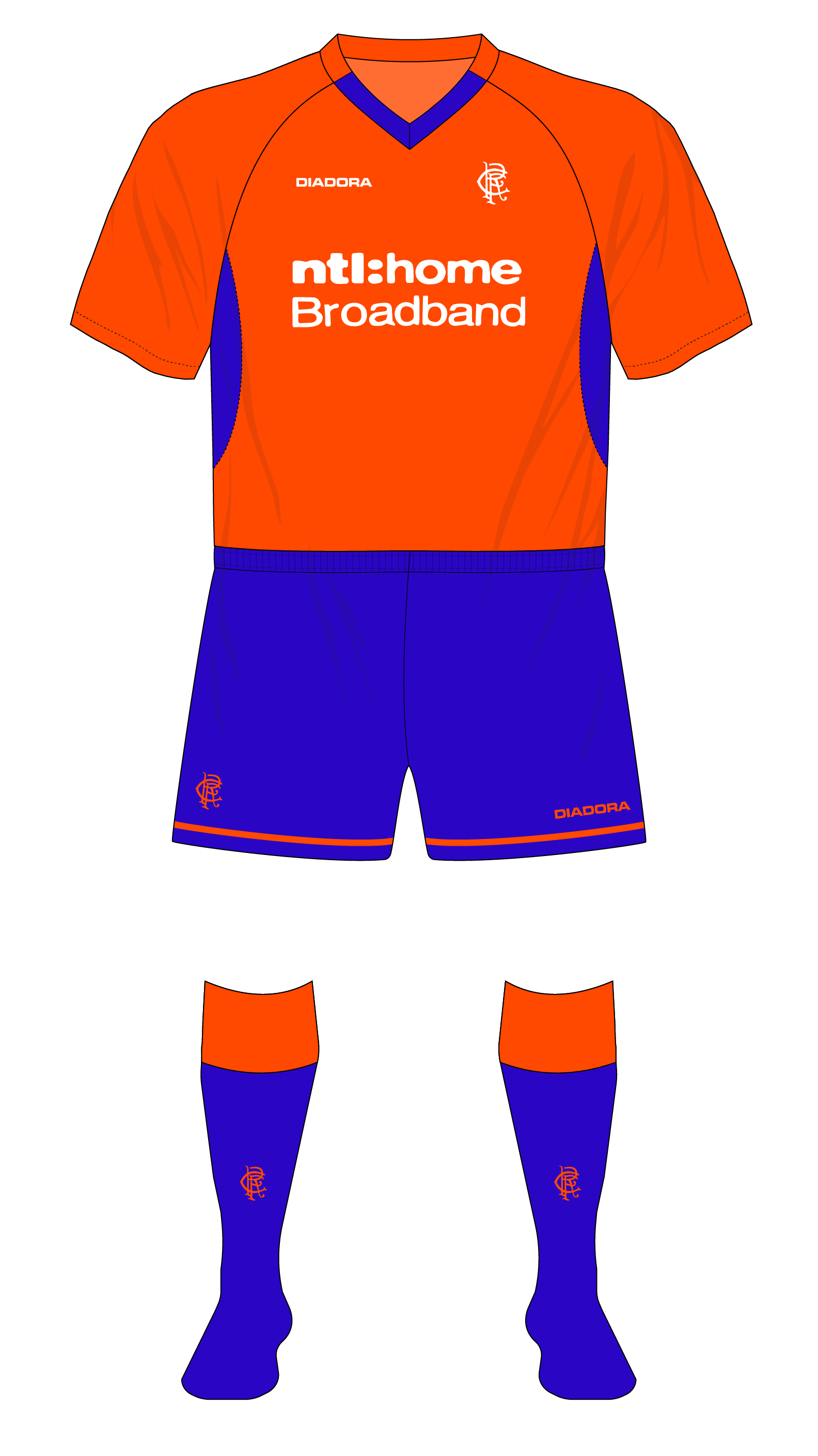 rangers fc orange kit