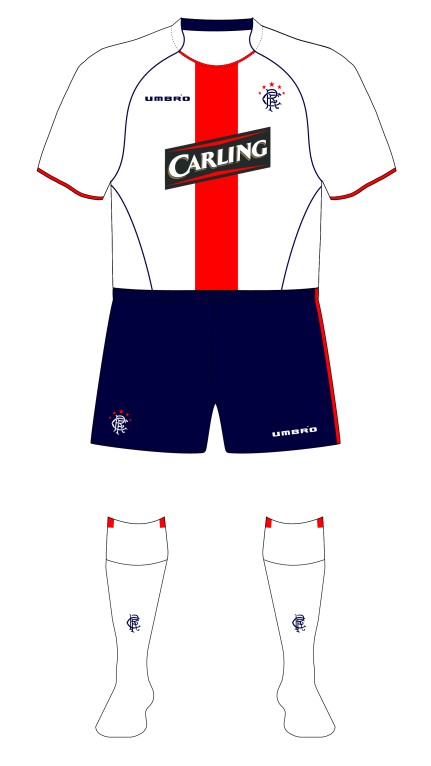 Rangers 2005-06 away kit